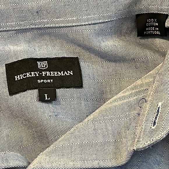 🌹NWT: HICKEY-FREEMAN SPORT BUTTON DOWN SHIRT - Picture 4 of 5